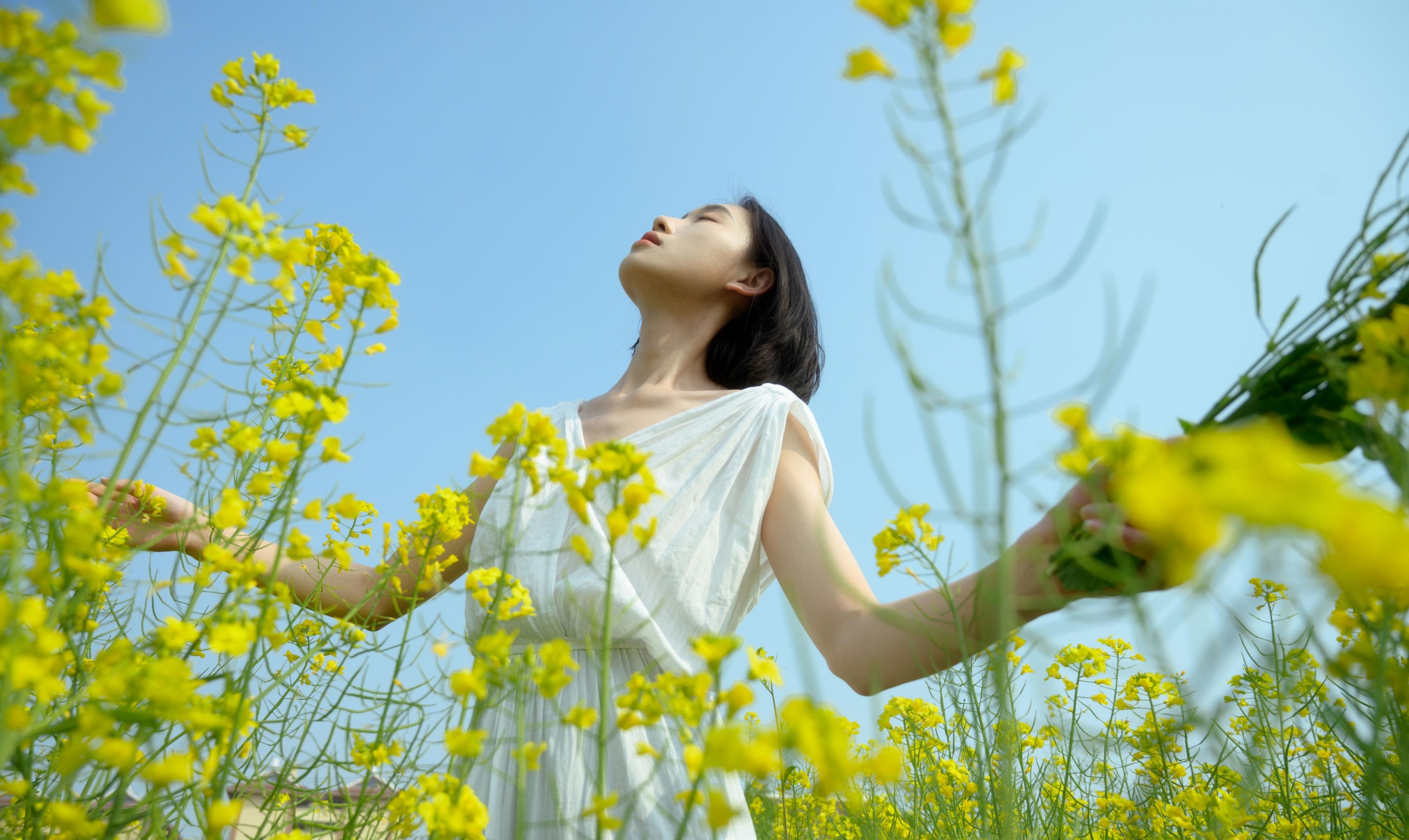 图片[2]-心洁 – 《蝴蝶与油菜花》[32P]-COS写真在线网