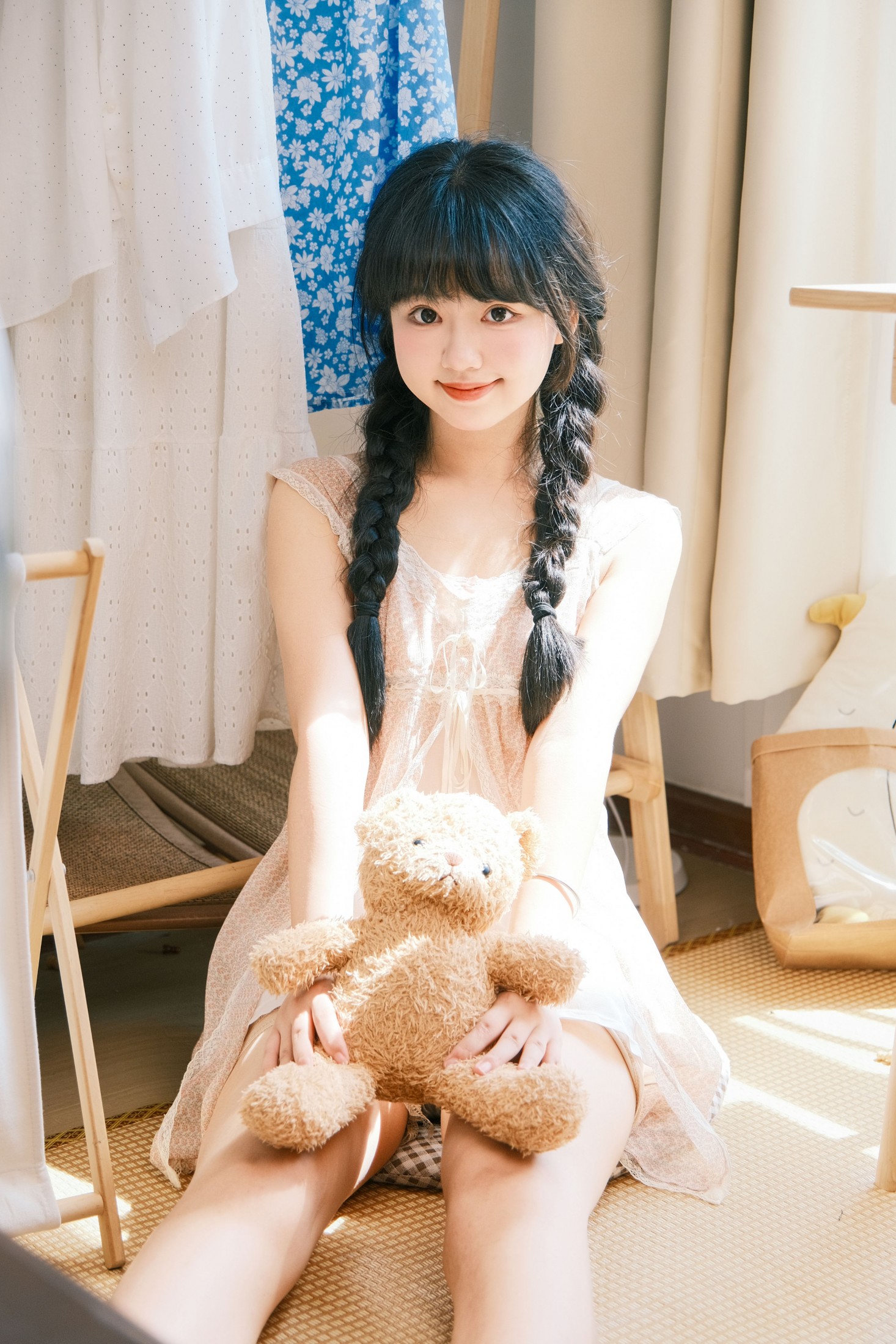 图片[4]-小梨花儿 – 《日系少女居家拍照》[27P]-COS写真在线网