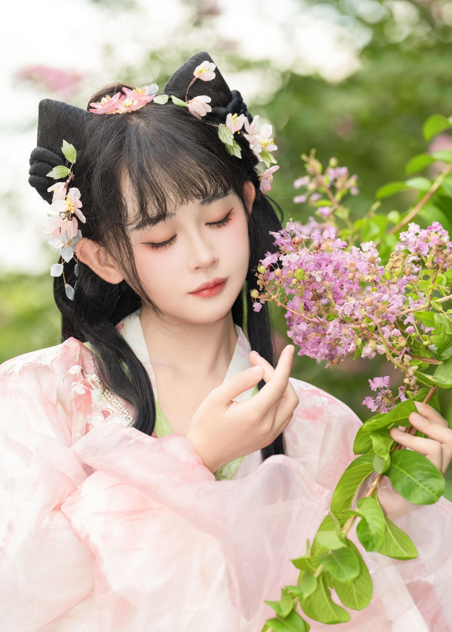 图片[2]-湫一只岁岁 – 《紫薇花开》[57P]-COS写真在线网