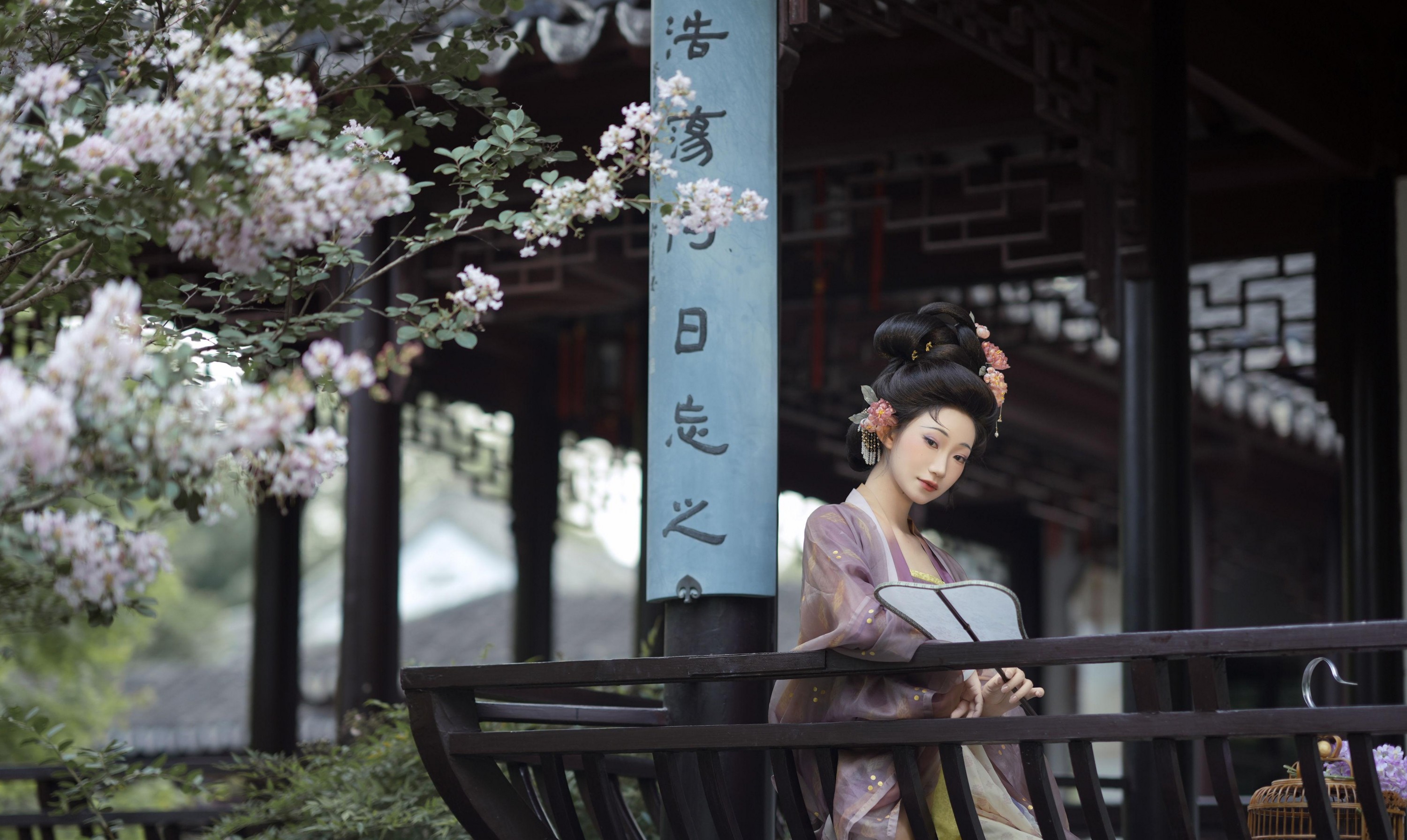 图片[2]-是小芥末w – 《庭前紫薇初作花》[15P]-COS写真在线网