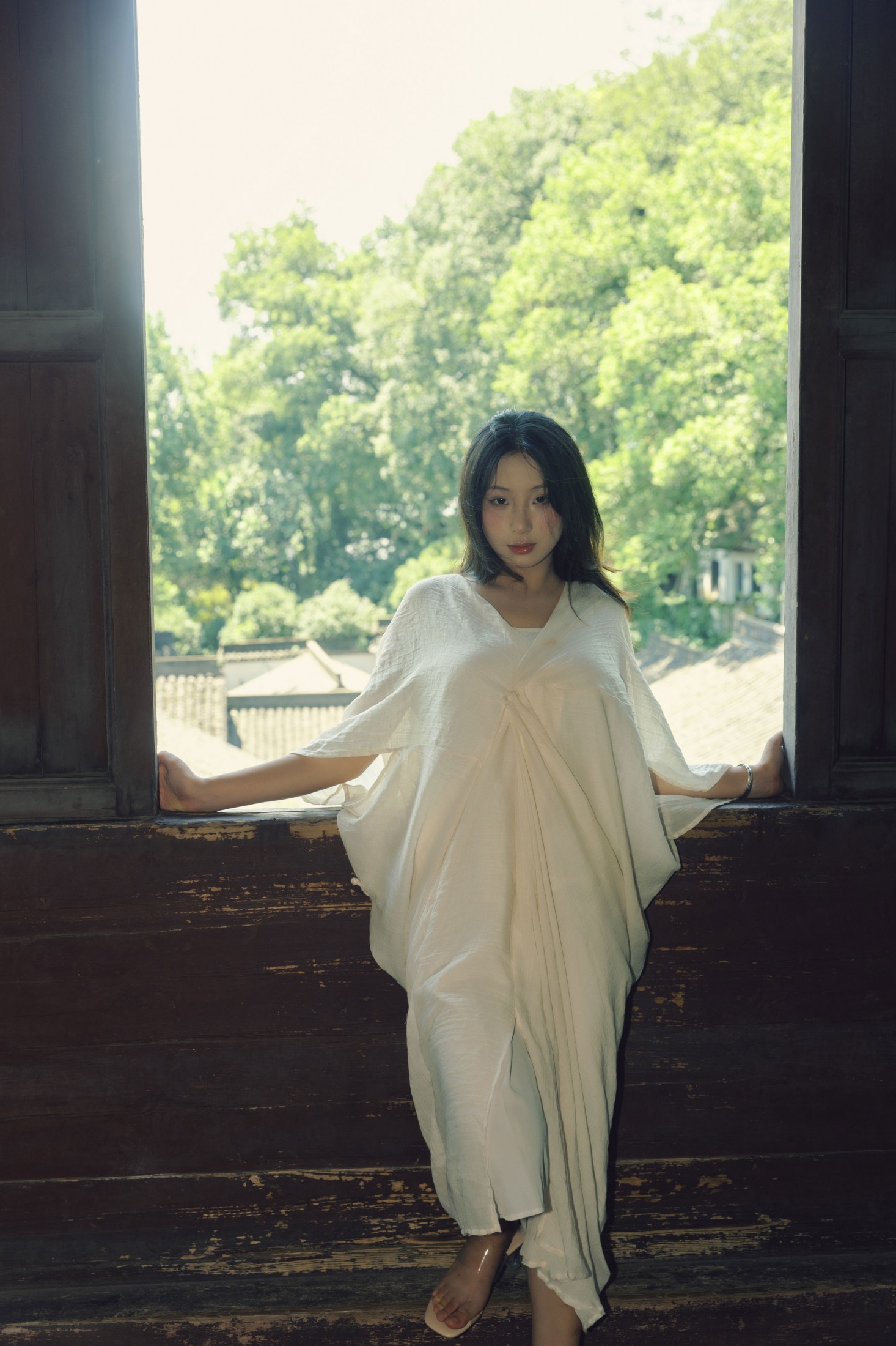 图片[3]-小u – 《六和塔的光影绿意》[35P]-COS写真在线网
