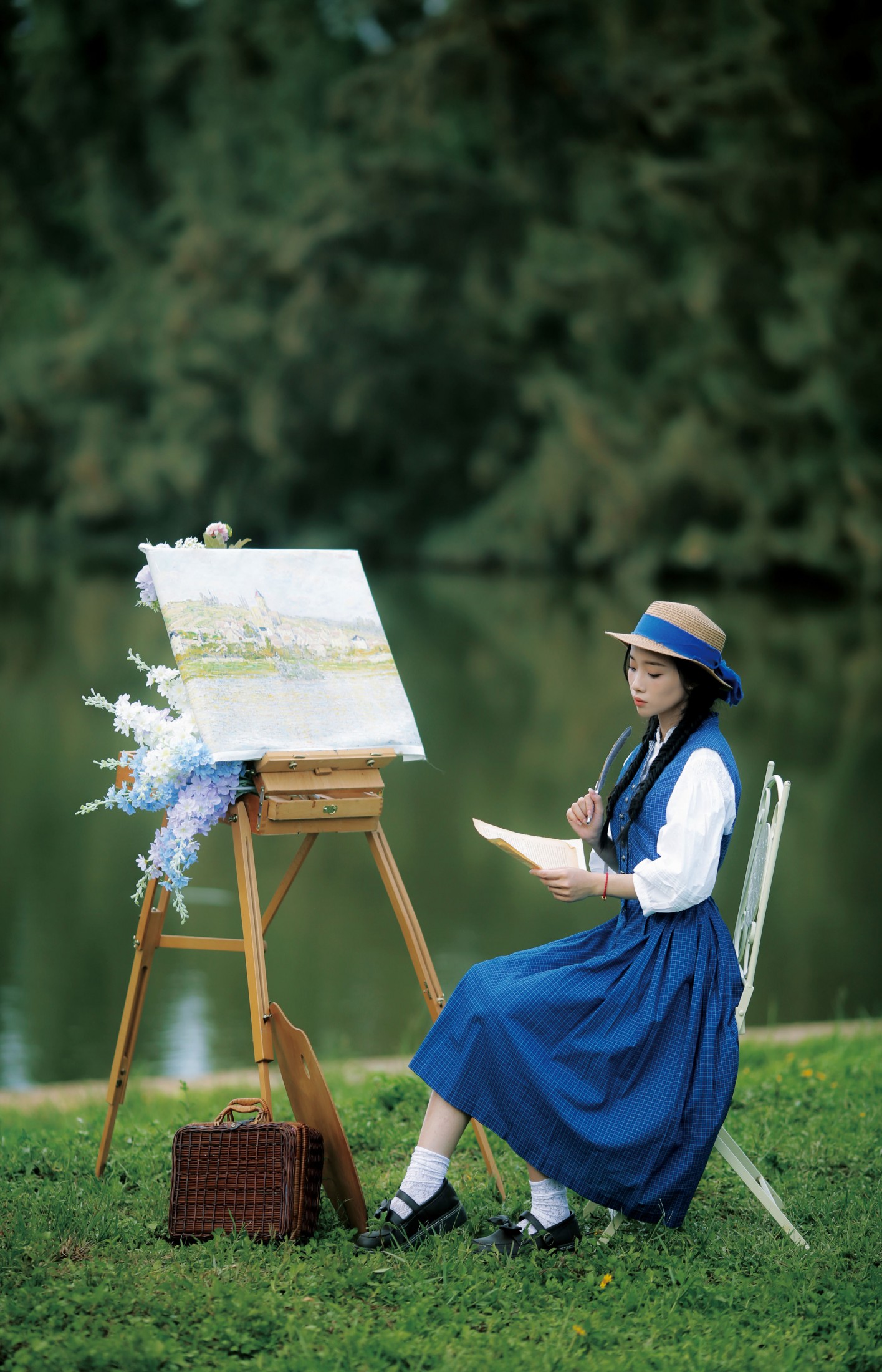 – 《湖边的少女》[16P]-COS写真在线网