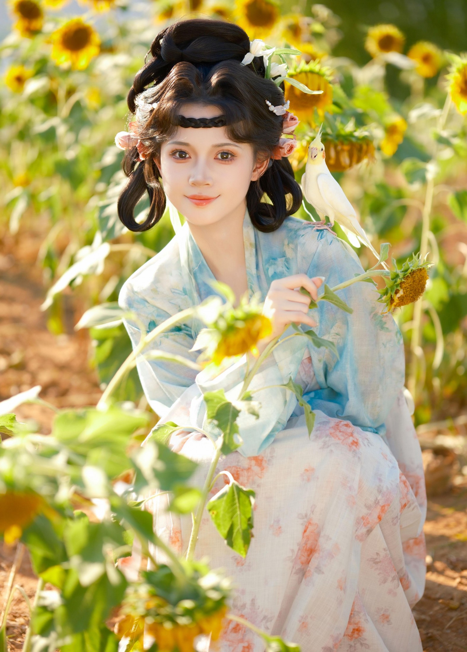 图片[2]-松饼啾啾 – 《向日葵少女》[56P]-COS写真在线网