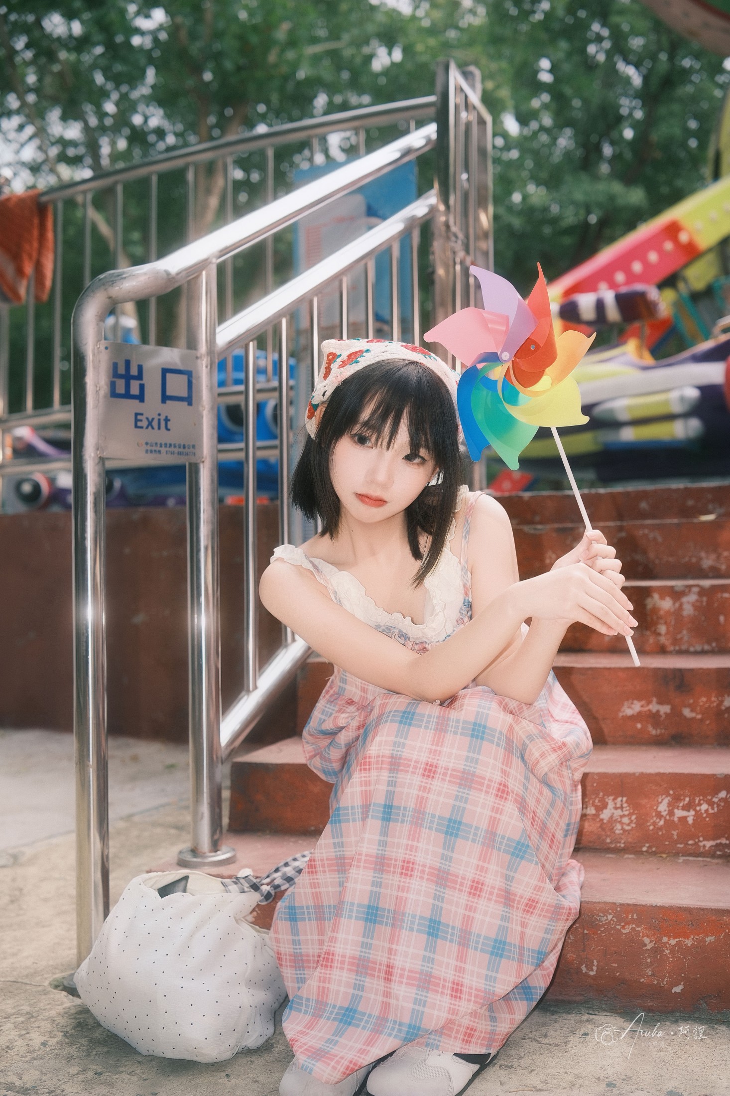  – 《日系可爱少女游乐场一日游》[20P] 插图1
