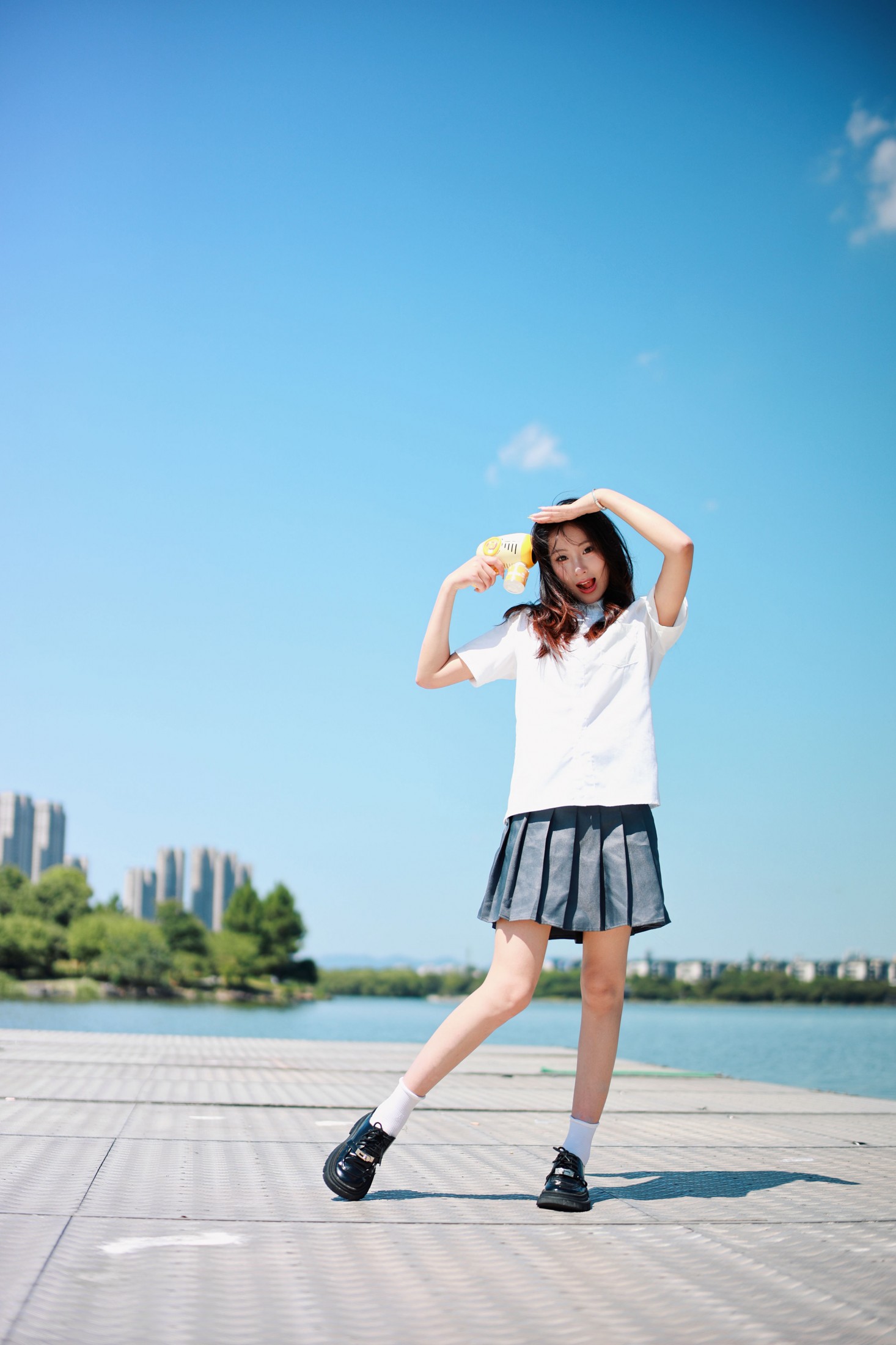 图片[5]-小u – 《湖边日系jk》[33P]-COS写真在线网