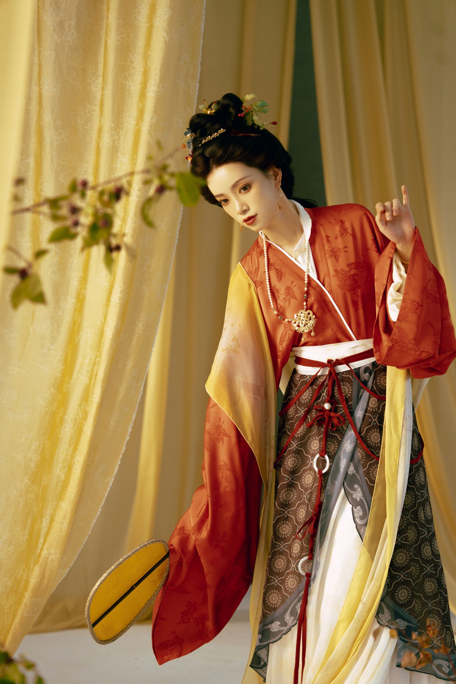 图片[3]-桃迟 – 《仕女图|一穗灯花似梦中》[13P]-COS写真在线网