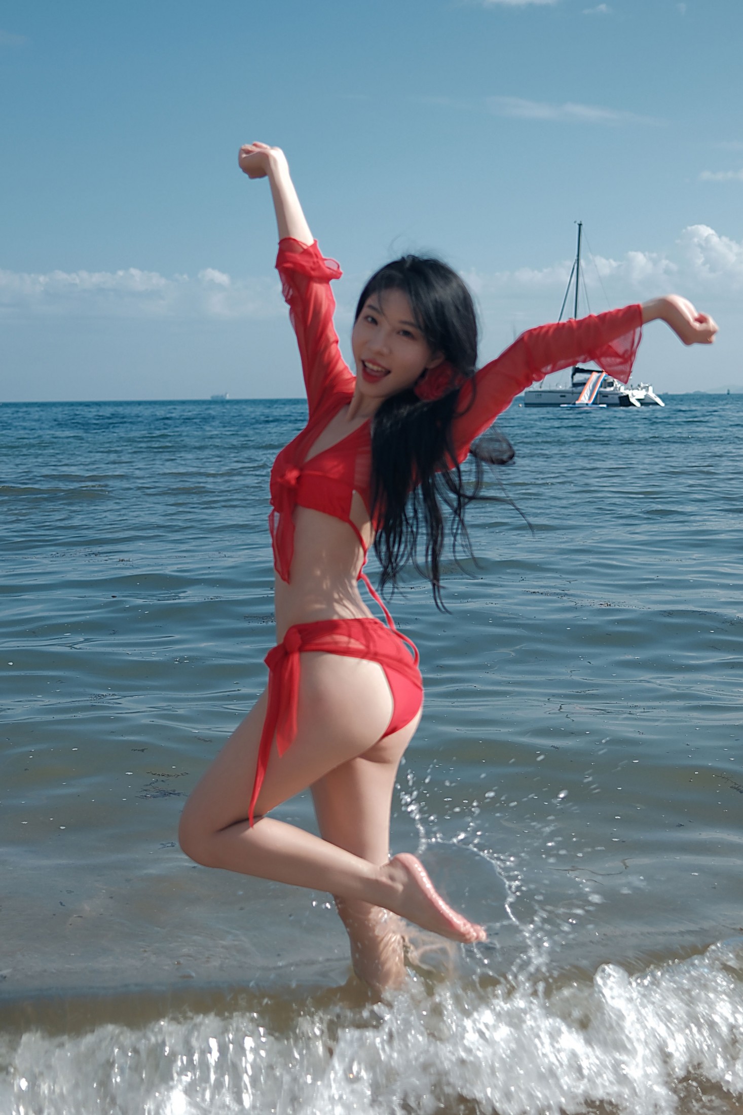 图片[3]-野生模特园子 – 《夏天就要玩水啊》[9P]-COS写真在线网