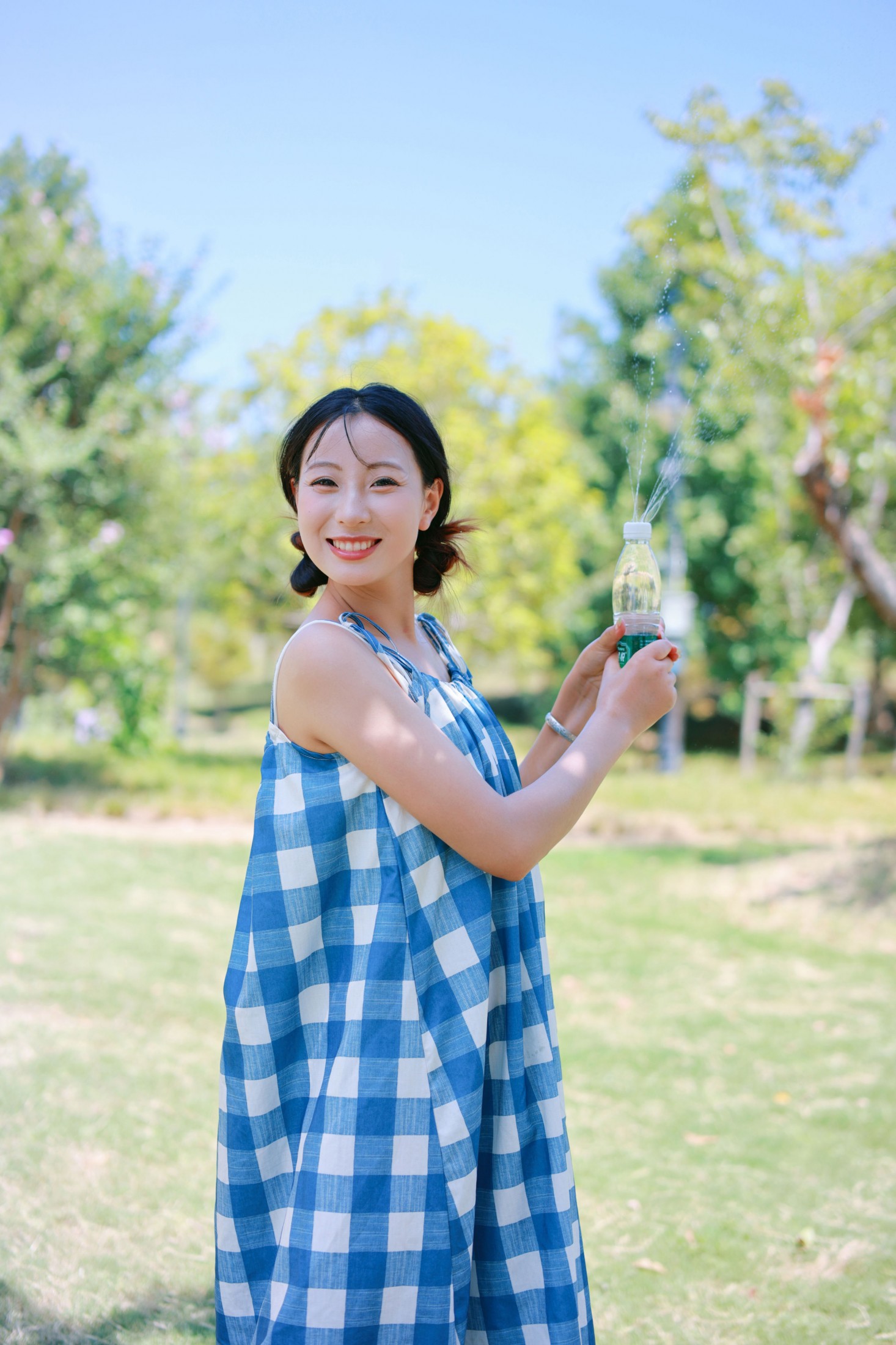图片[3]-小u – 《蓝格子沙滩》[25P]-COS写真在线网