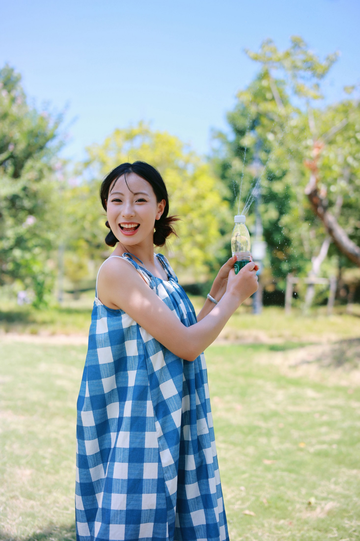 图片[4]-小u – 《蓝格子沙滩》[25P]-COS写真在线网