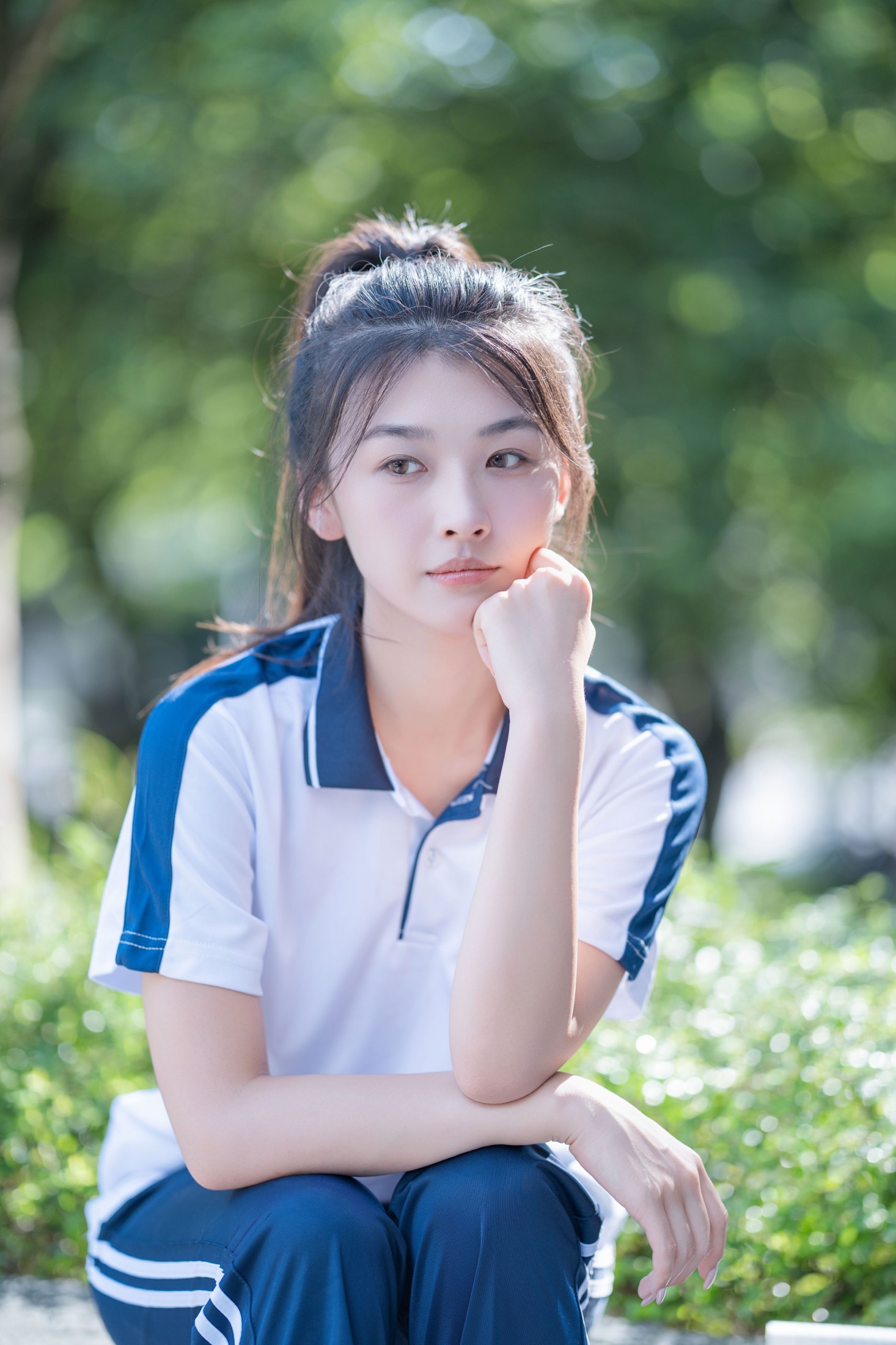 图片[4]-小鹿 – 《蓝白校服里的青春图鉴》[41P]-COS写真在线网