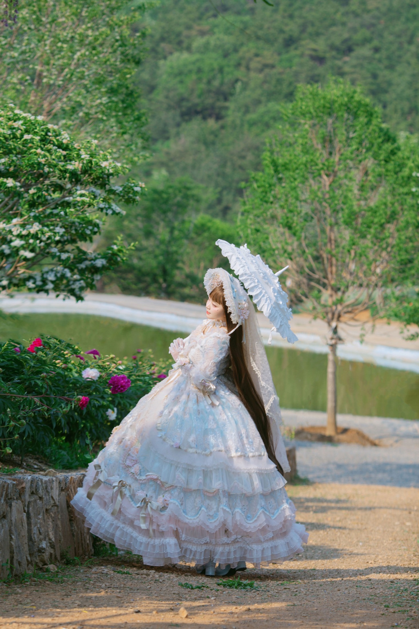 图片[4]-六六 – 《花海之中的洛丽塔之梦》[66P]-COS写真在线网
