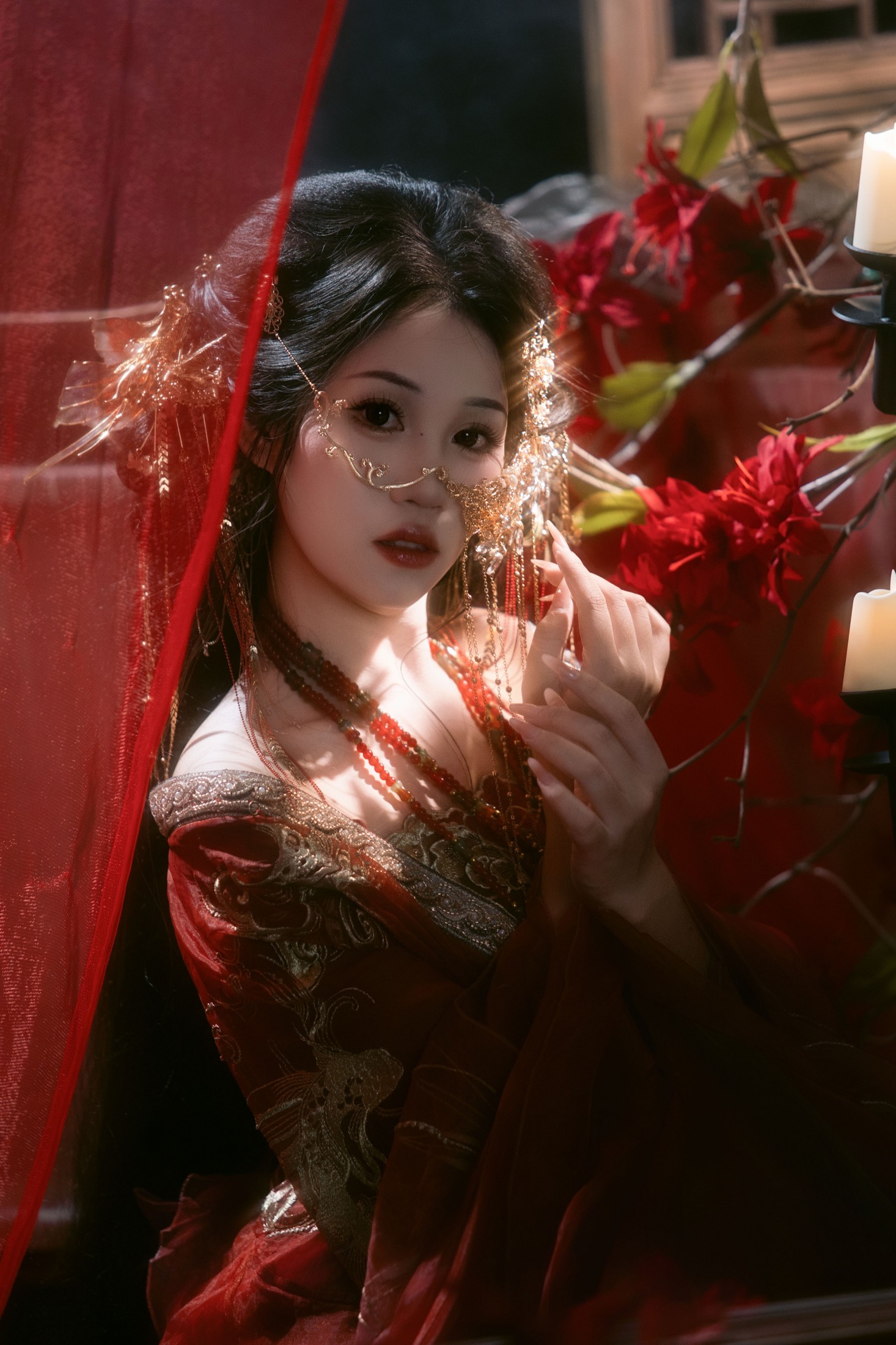 阿程程 – 《红色锦鲤》[14P]-COS写真在线网