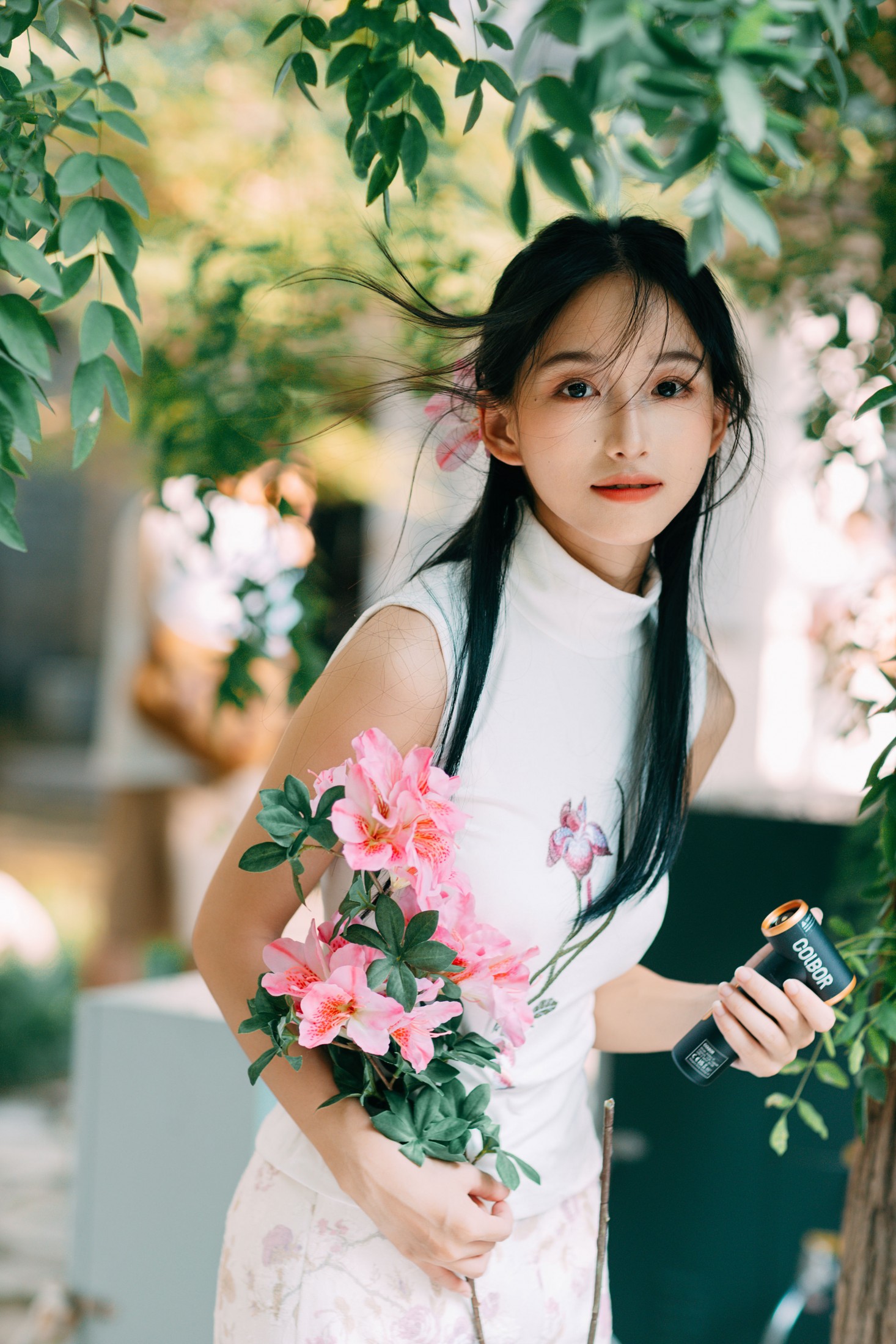 图片[5]-林淼鑫 – 《杜鹃粉紫映白衫》[40P]-COS写真在线网