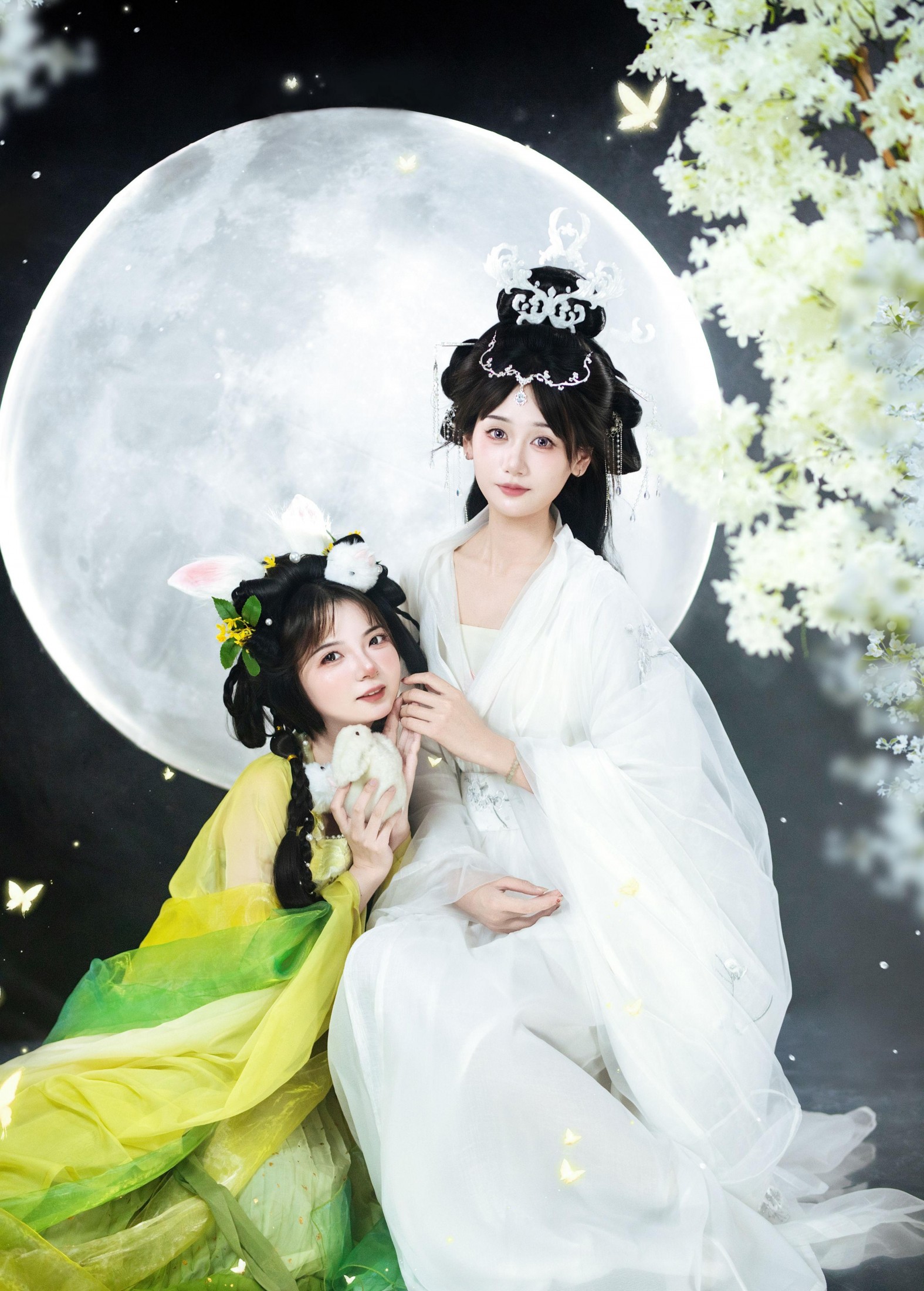 图片[2]-叁垣 一只大大大李子 – 《嫦娥和玉兔》[12P]-COS写真在线网